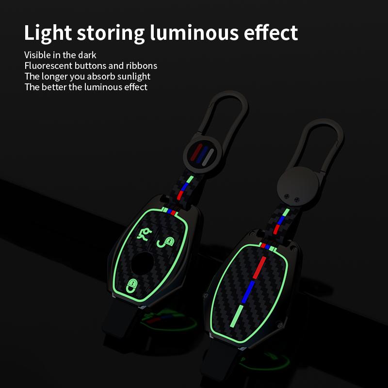 Car Key Case Cover Protective Shell Fob for Mercedes Benz A B C E Class GLS GLA GLK GLC CLS CLA AMG W204 W205 W212 W463 W176