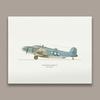 Vintage Plane Collection Poster Airplane Lover Gift Wall Art Aviation Pilot Aircraft Print Boys Kids Playroom Nursery Decoration