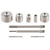 Concrete Hole Saw Kit, 30/40/65/80/100mm Drill Bit Set SDS Plus or SDS Max Shank Wall Hole Cutter with 11.8"/300 mm Connecting Rod for Brick,