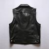HARLEY ANGEL Harley vest leather locomotive vest men's club lapel cowhide vest