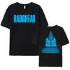 Rock Band Radiohead Tour 2025 Tshirts Cotton Fashion Short Sleeve Female T-shirt Casual O-neck Unisex Streetwear Printing Tees