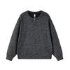 Herren Casual Langarm Sweatshirt Lockerer Schnitt Einfarbige Runde Halslinie Tägliches Tragen Mode Top