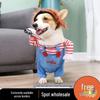 Creative Halloween Costume for Pets: Funny Cat and Dog Transformation Outfit