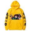 Japan Anime Demon Slayer Kamado Nezuko And Kamado Tanjirou Print Hooded Men Women Casual Hoodies Harajuku Sweatshirt Pullover