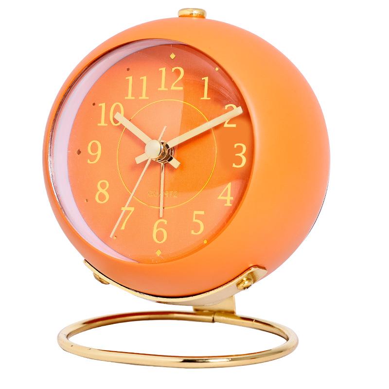 Nordic Minimalist Children's Silent Alarm Clock - Luminous Desktop Bedside Clock