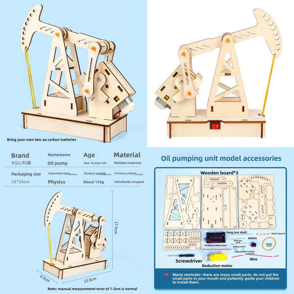 Science Experiment Kit For Kids With Diy Oil Extraction Model For Educational Play