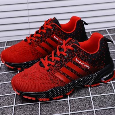 Men's Sneakers Running Shoes Breathable Outdoor Walking Sports Shoes Lightweight for Men Comfortable Athletic Training Footwear