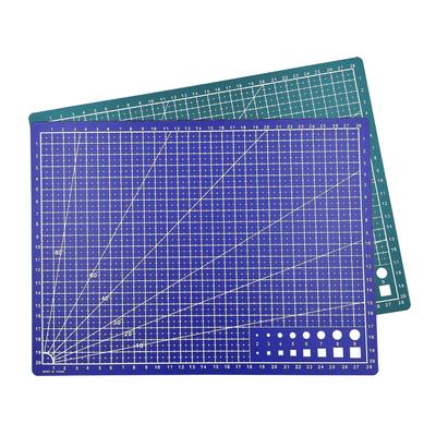 A4 Schneidematte Einseitiges Schneidebrett Schneidunterlage DIY-Werkzeug mit Klaren Rasterlinien Winkeln für Scrapbooking Kunst und Handwerk