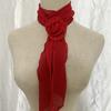 26 Colors Decorative Headscarf Solid  Pink Rose Knitted Scarf Shawl Shawl Flower Sunscreen Headscarf Ladies Office Scarf