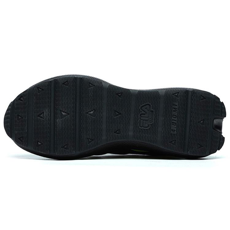 New FILA Flusso Icona Low Top Casual Shoes Women's Black Green F12W213113FUS