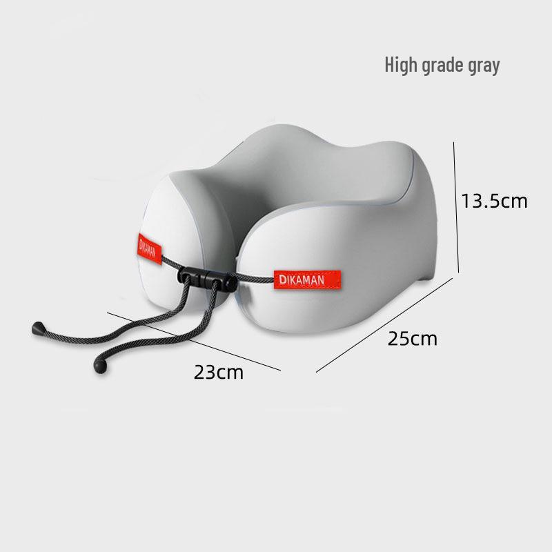 U-formad nackkudde i minnesskum - Bärbar komfort för flygresor