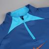 Nike T Shirts Men's Blue Stand Collar Moderate Straight Fit DH8733-407
