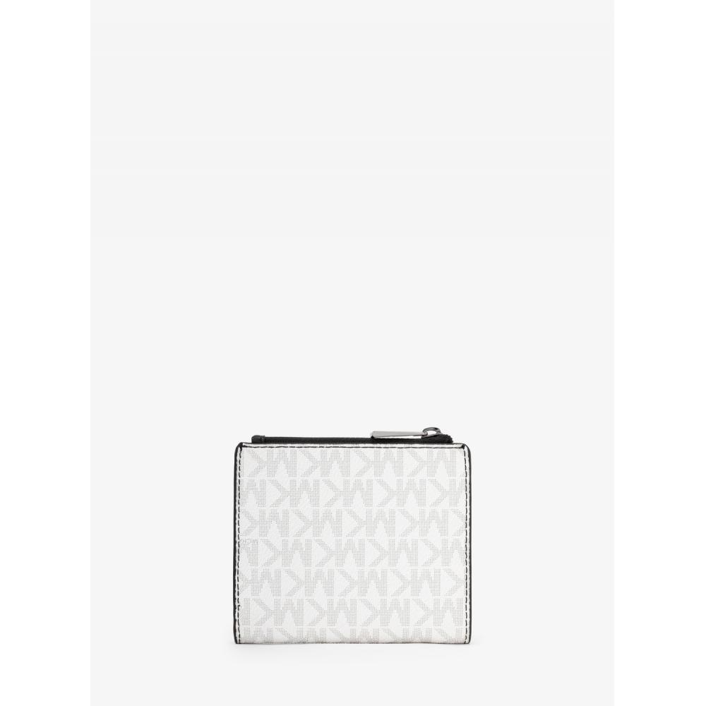 Michael Kors Cooper Square Zip Wallet   Mk Signature 36s5lcoe8b3535 Bright White
