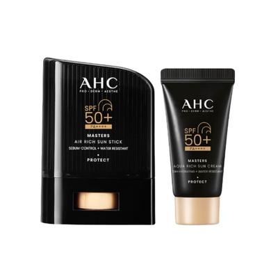 [AHC] Masters Air Rich Sun Stick (14g) + Masters Aqua Rich Sun Cream (10ml) Special Set