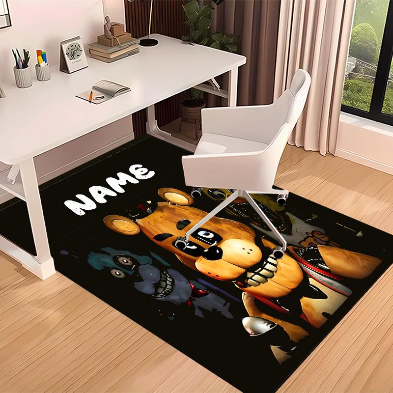 Custom personalization Five Nights at Freddy's Print Area Rug - Soft, Washable Non-Slip Indoor Mat,Living Room,Home&Office Decorative Rug