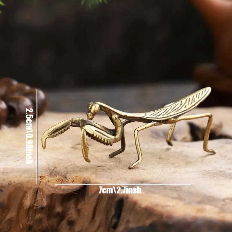 Copper Craft Brass Solid Cat Owl Statue Creative Animal Desk Ornaments Desktop Home Decoration Collectible Cute Statue Ornament