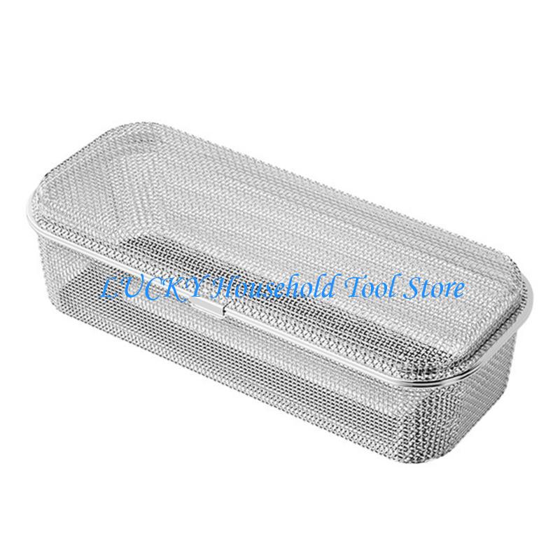 

J0MC Dishwasher Safe Kitchen Utensil Storage Basket Stainless Steel Mesh