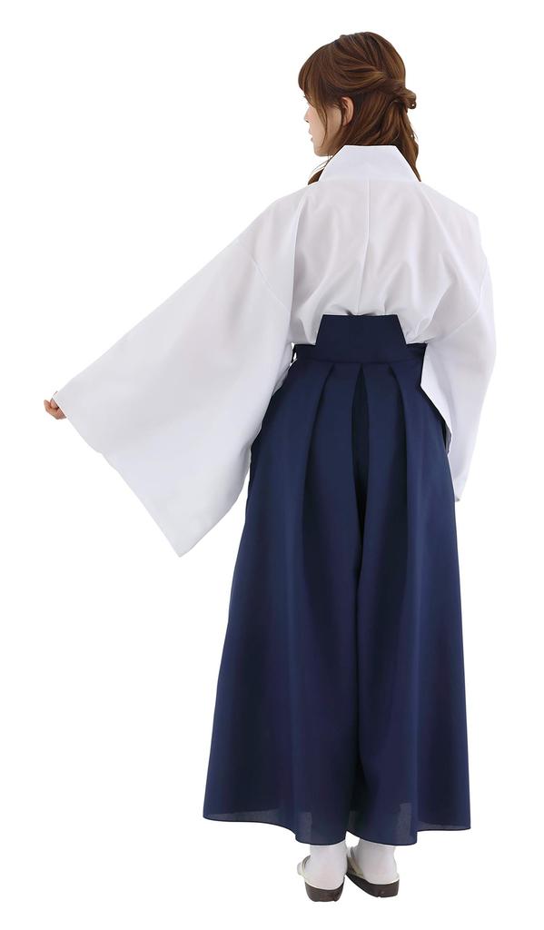 Clearstone Cosplay Halloween Kleur Hakama Unisex Marineblauw