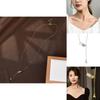 Elegant Bamboo Style Cat Eye Stone Necklace Stylish Korean Design For Women 2022