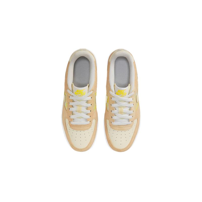 Nike Air Force 1 Lemon Drop Abriebfeste Low Top Kinder-Skateboardschuhe Lemon Candy Sneakers DM9476-700