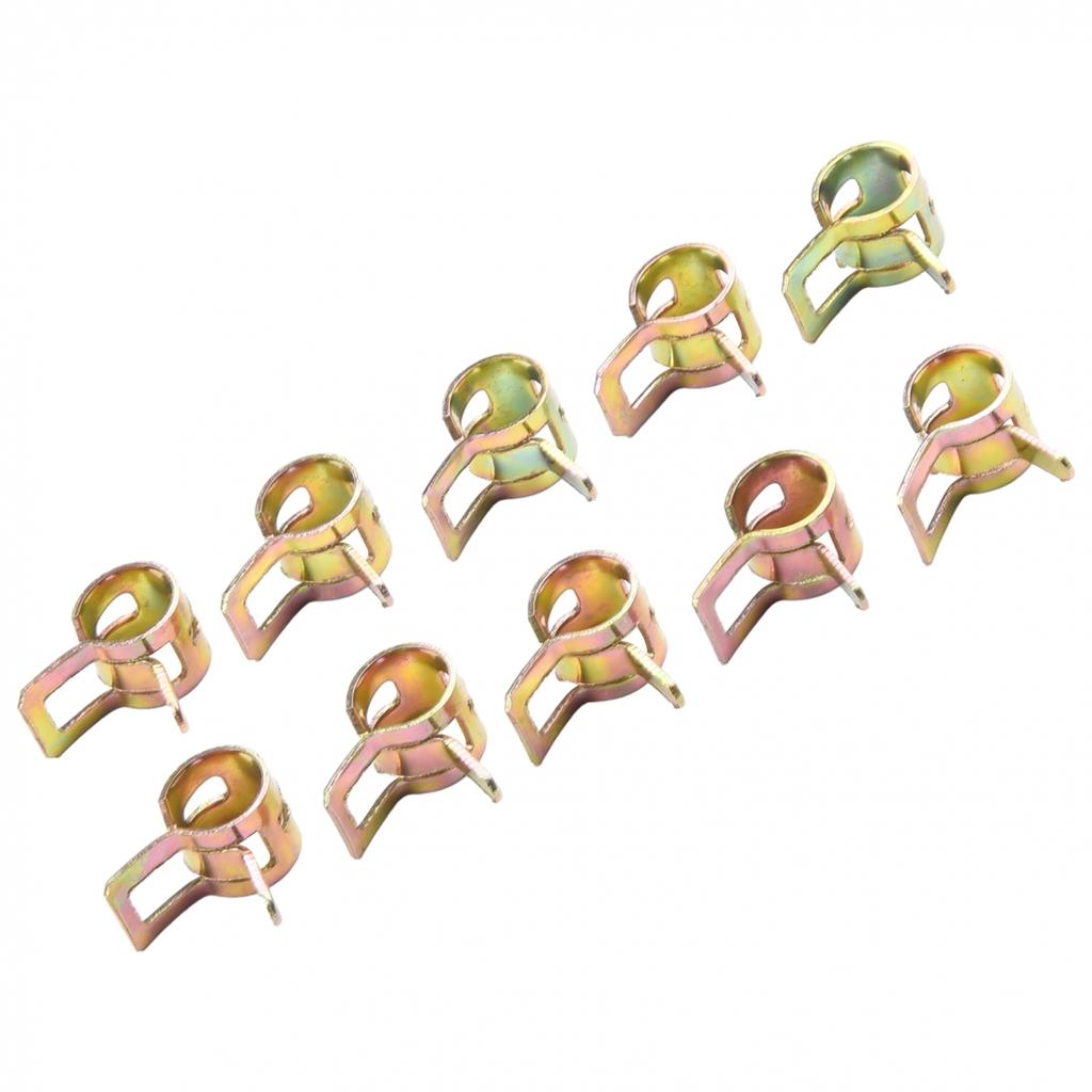 Spring Loaded Silicone Hose Clip for Secure and Leak Proof Connection 10PC Pack