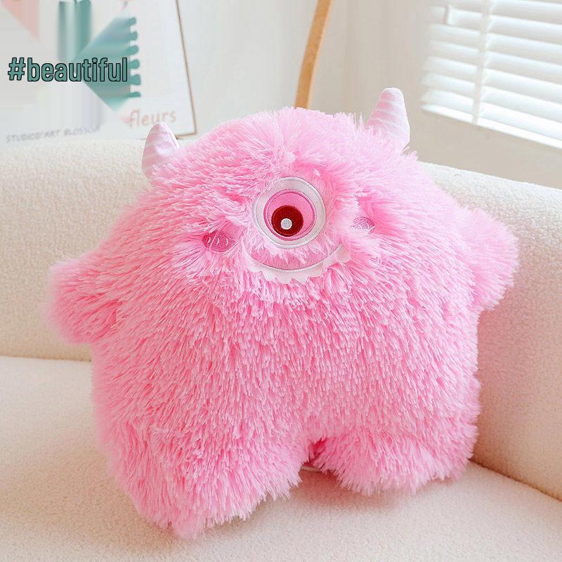 Set Adorabil de Jucării de Pluș Monstru Verde - Păpușă Mică Moale de Monstru pentru Îmbrățișat și Cadouri