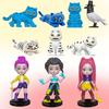 5-18 Stück/Set Kpop Demon Hunters Actionfigur Spielzeug Derpys Tiger Rumi Mira Zoey Sussy Figur Puppe für Fans Geschenk Geburtstagsgeschenke