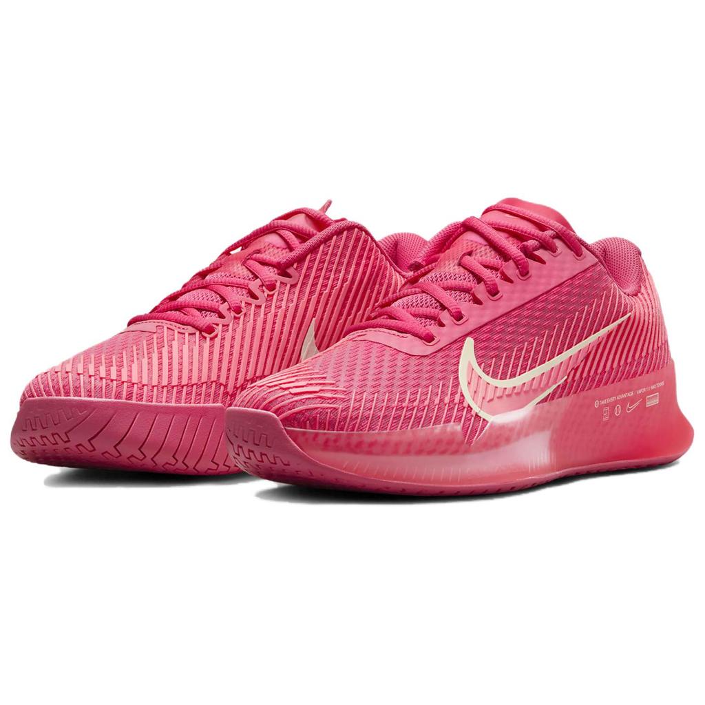 Nike Air Zoom Vapor 11 Low-Top Tennis Shoes Women's Red Sneakers Casual DR6965-600