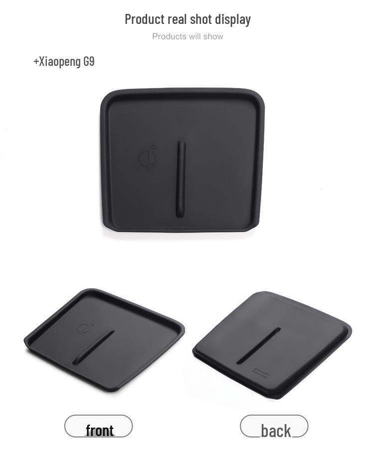 XPeng G9 Center Console Silicone Wireless Charging Mat - Non-Slip Storage Accessory