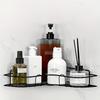Anti Rust Stainless Steel Wall Mounted Shower Rack with Multiple Compartments, Wall Mounted Bathroom Storage Rack,shampoo, Conditioner,cosmetics Shelf