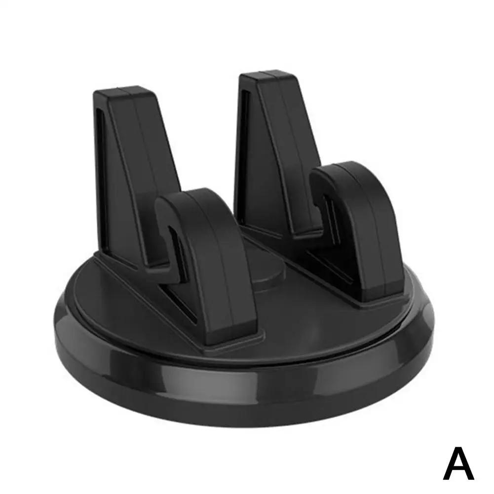 

Car Mobile Phone Holder Silicone Anti-slip Pad Suction Cup 360°rotating Universal Support Frame For Mobile Phone GPS Locato U0W6