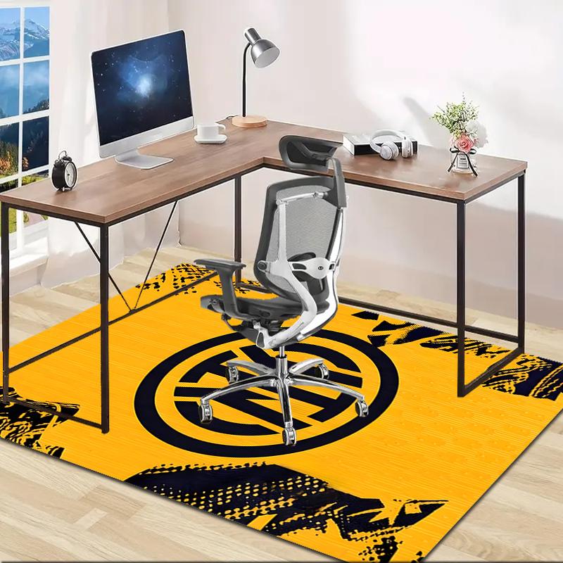 1 Stück Fußballteam-Design Teppich - Rutschfest, Weich & Gemütlich Fußmatte für Wohnzimmer, Schlafzimmer, Büro - Dekoteppich für Innen/Außen