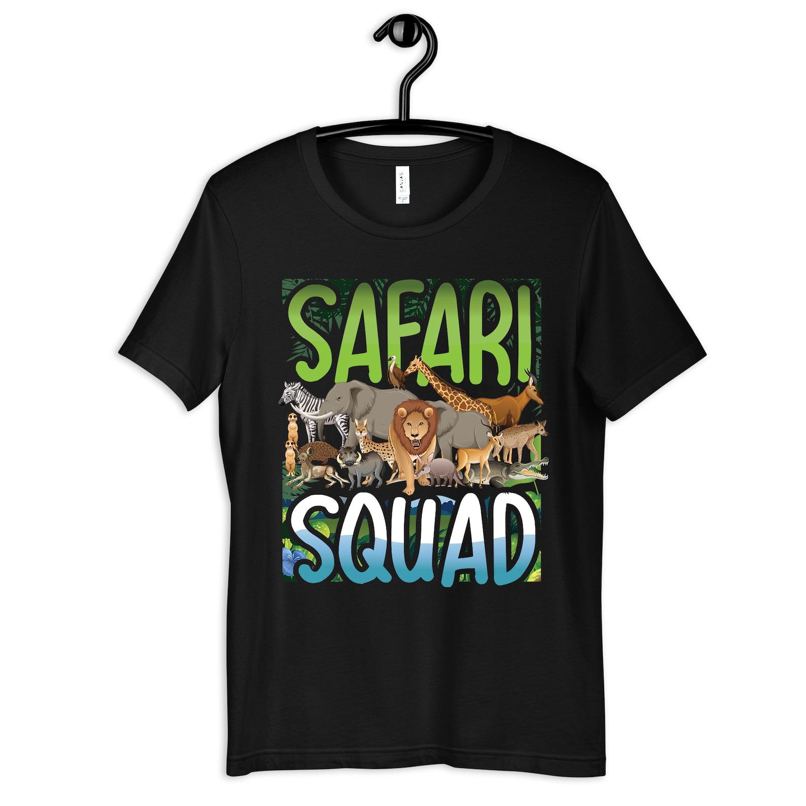Safari Squad Shirt, Safari T-Shirt, Group Safari Vacation, African Safaris Tee, Kids TShirt, T-shirt, T-shirt, Tank Top,T-shirt S