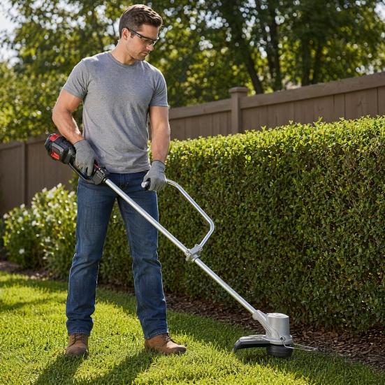 xiaobudian Trimmer Handle, Weed Eater Handle Extension, Ergonomic String Reduces Arm Fatigue Back Strain for Yard Care Landscaping