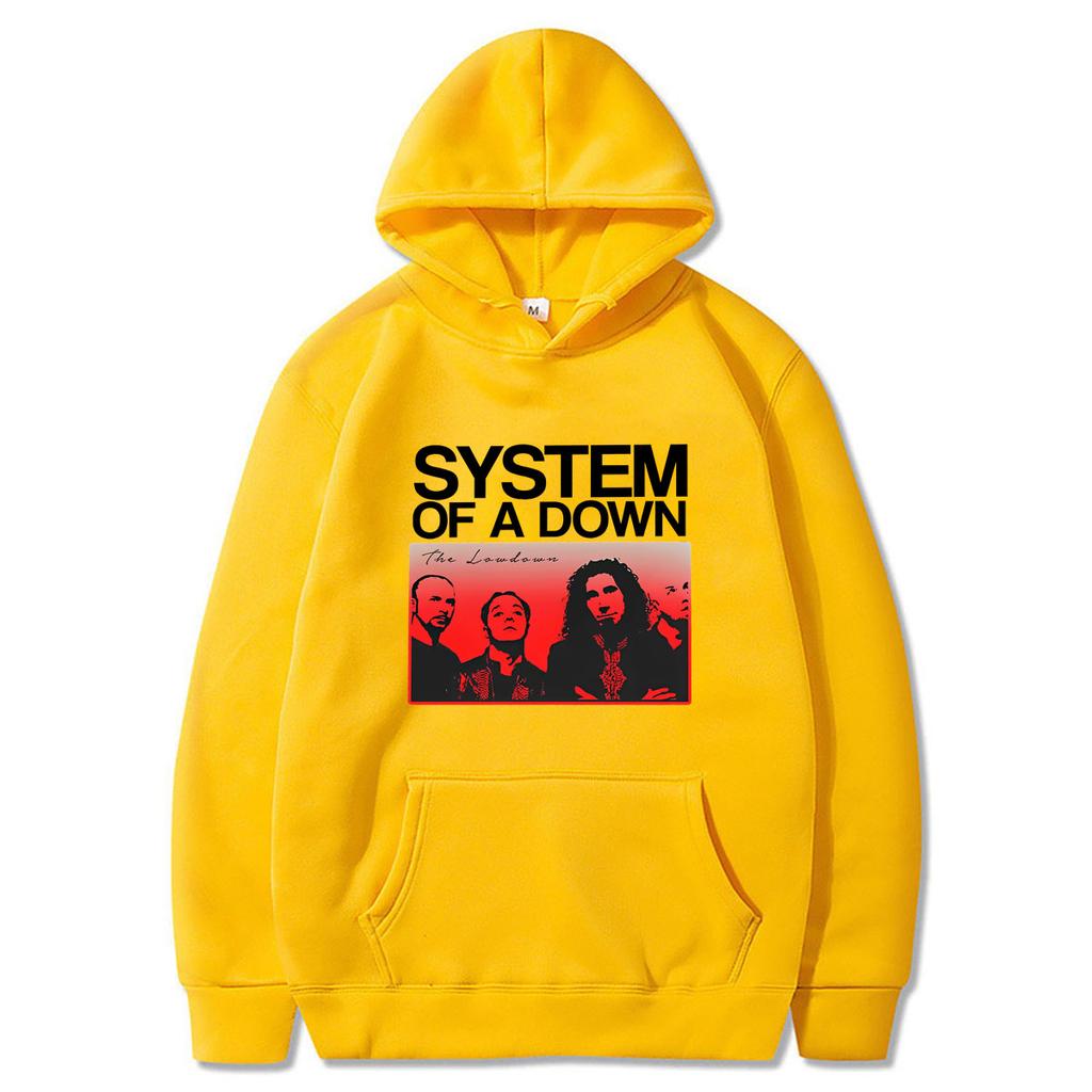 System of A Down Hoodie Men Women Rock Alternative Metal Pullover Hoodies Male Oversized Streetwear Unisex Fashion Sweatshirt