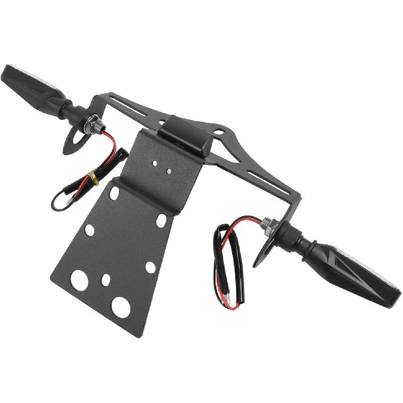 License Plate Holder Bracket with Turn Signal Light Motorcycle Tail Tidy Fender Eliminator Kit Replacement for Honda CBR650 2014 2015 2016 2017 2018