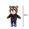 Kanye Teddy Bear Peluche Cartone Animato Orsetto Bambole Peluche Peluche Natale Regalo di Compleanno per Bambini 26cm-30cm