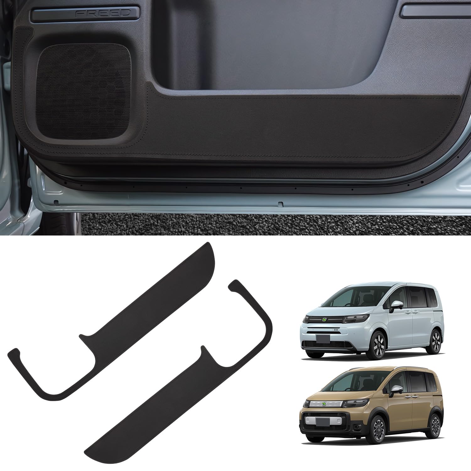 

GIMUYA Защита от ударов ногами по двери Honda New Freed GT, Защита отделки двери, 3-е поколение FREED Freed GT series чёрный