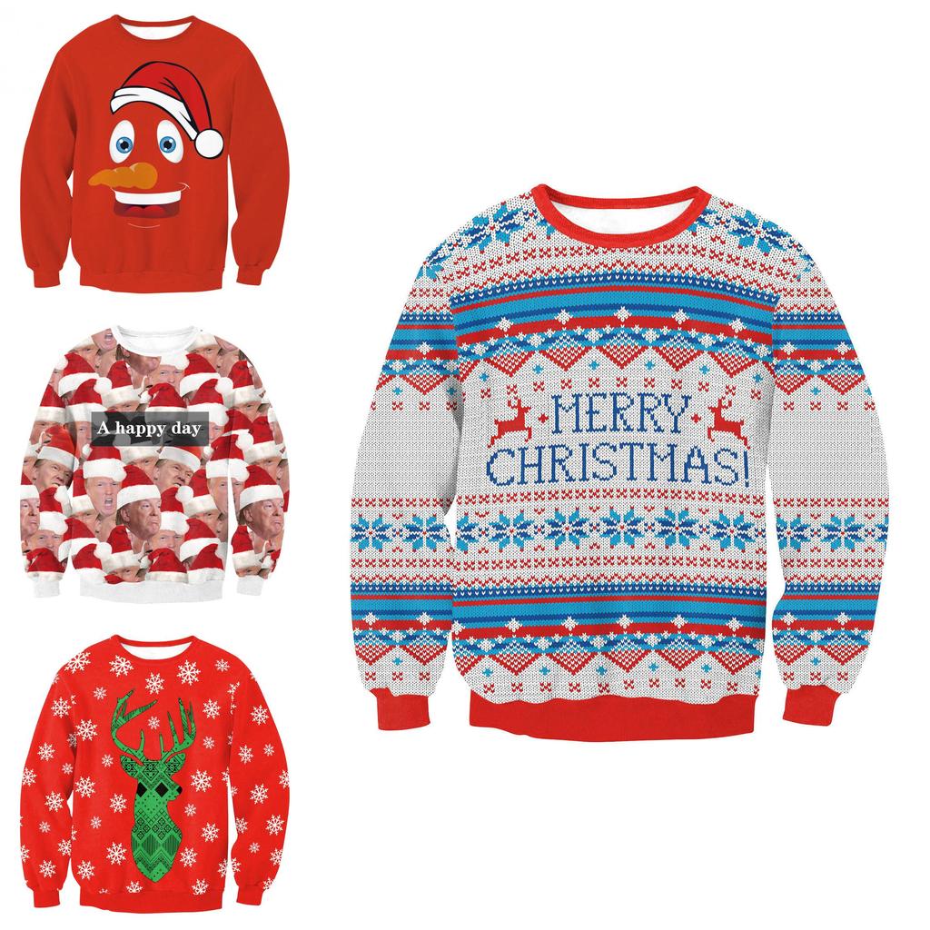 Classic Mens Christmas 3d Printed Hoodie With Polyester Fabric For Holiday Celebrations