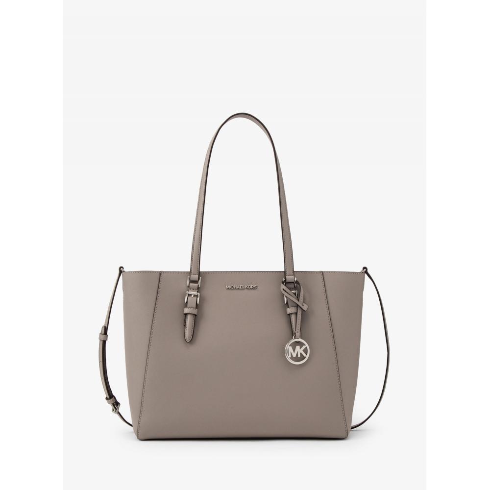 Michael Kors [japan Limited] Charlotte 3 In 1 Tote Large 35r3scft3t35 Pearl Gray