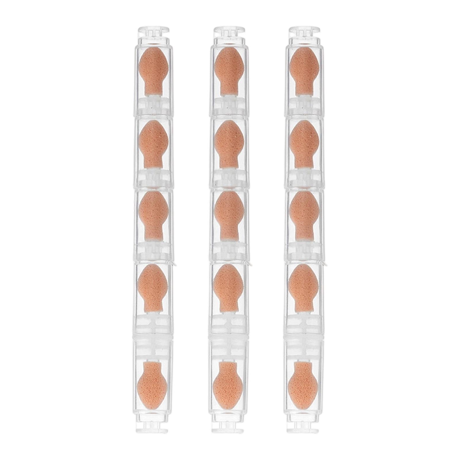 

Portable Eyeshadow Sponge Brushes Applicator With Detachable Stick Features For Travel Precise Makeup Convenience A