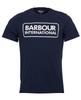 Barbour International Essential T-skjorte med stort logo, marineblå, unisex