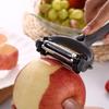 3-in-1 Rotary Multi-functional Melon Grater & Peeler: Portable Stainless Steel Kitchen Tool for Grating and Peeling Fruits
