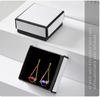 Simple Jewelry Box Earnail Ring Bracelet Necklace Black White Paper Jewelry Display Wedding Valentines Day Gift Packaging Box