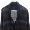 STEPHAN SCHNEIDER Made in Belgium Check Pattern Long sleeve Shawl collar knit cardigan Men's Used
