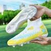 35-45 Men/Women's Football Shoes High Elastic Socks Port for Artificial Lawn Rubber Short Nails Young Children Football Training Shoes