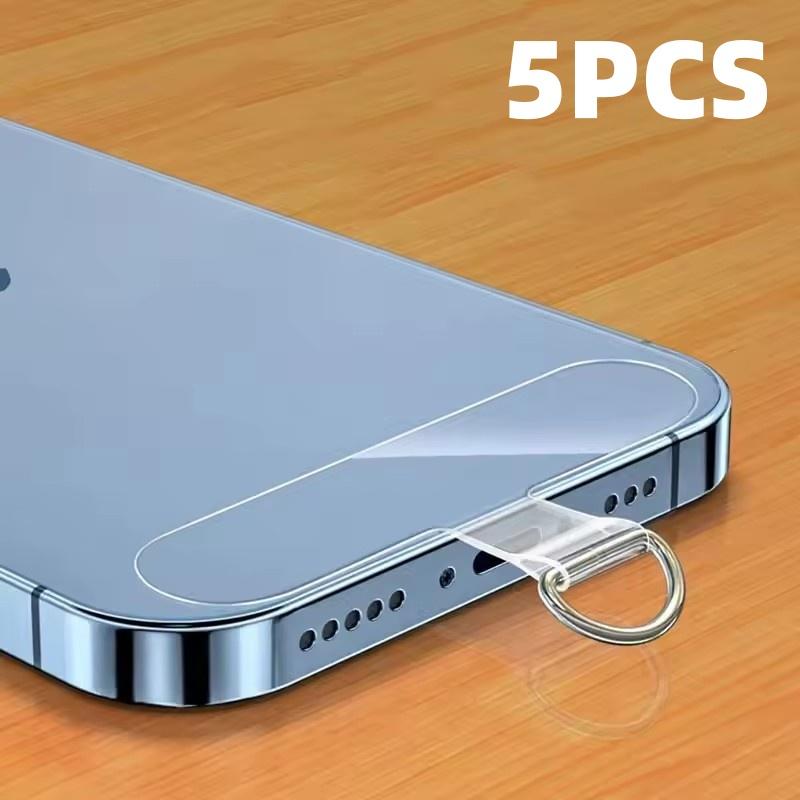 1-20PCS Flexible Transparent Phone Lanyard Tether Tabs Soft TPU Detachable Hanging Cord Clip Anti-fall Phone Straps Gasket Pad