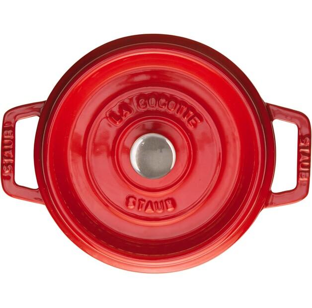 Кокотница Zwilling Staub круглый 20см вишнево-красный 2,2л (1102006)