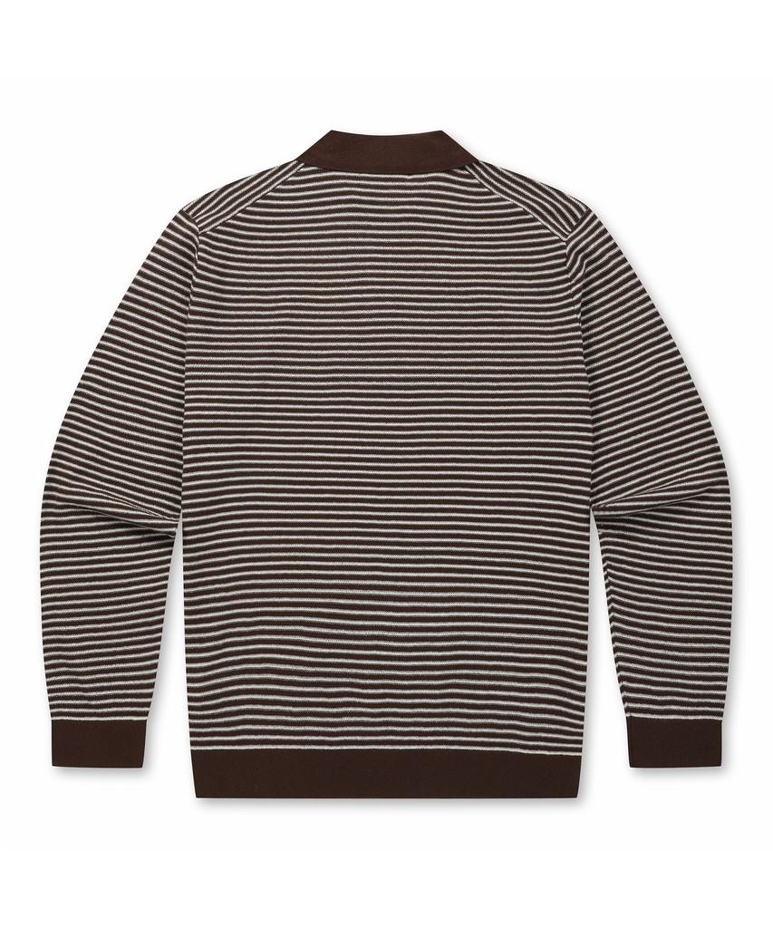 BRENTWOOD Transitional Knit Striped Polo Neck Sweater Brwaa26111Brx
