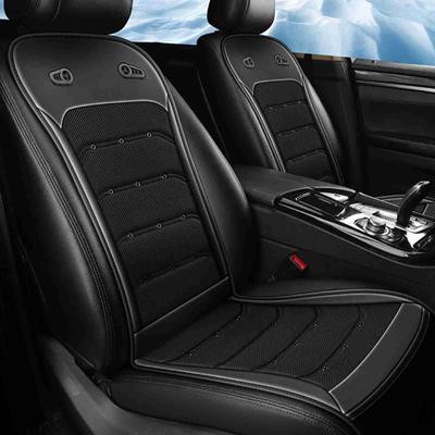 Cooling Car Seat Cushion, 12V 24V Front Seat Cooled Seat Cover with Intelligent Fans Summer Breathable Ventilated Seat